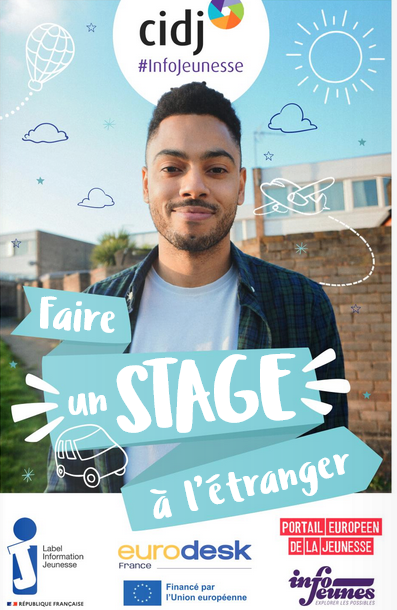  Couverture guide Eurodesk Trouver un stage à l'étranger 
